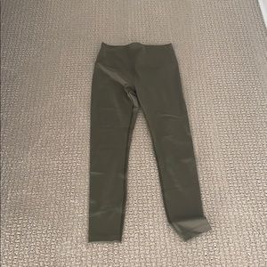 Outdoor Voices x St. Vincent Olive Green Leggings